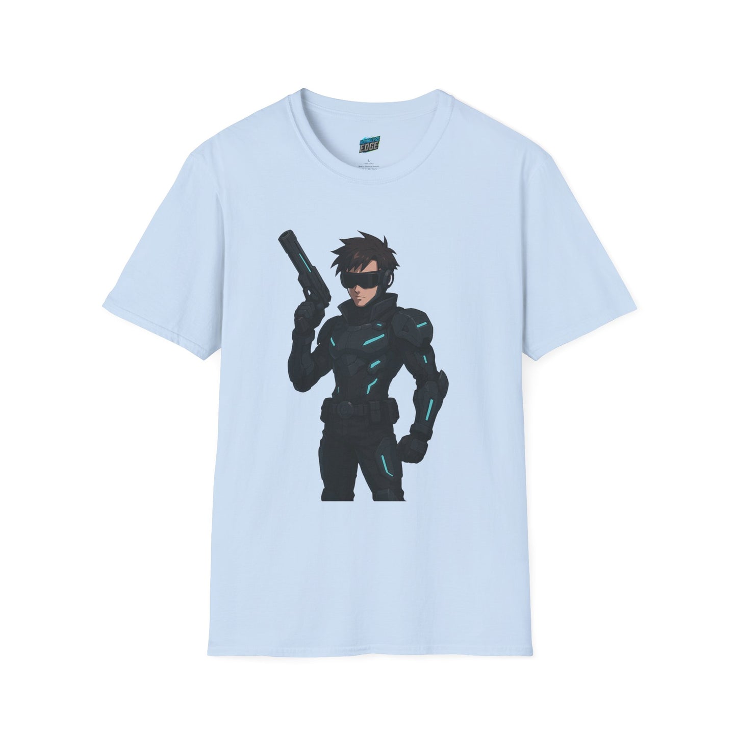 Cyber Agent Anime Men's Basic T-Shirt