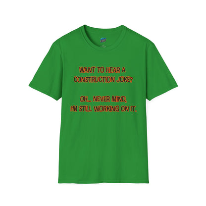 Construction Joke Mom Joke Humor Women's Basic T-Shirt