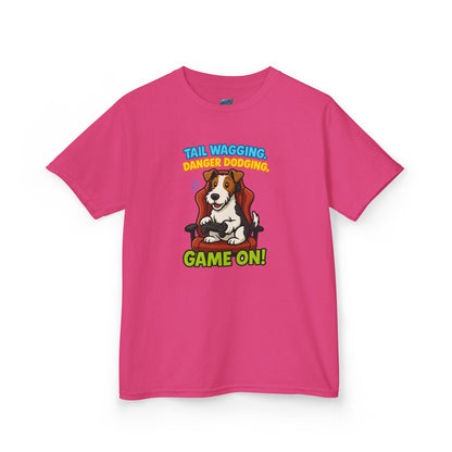 Game On... Playing with Danger Girls' Heavy Cotton T-Shirt