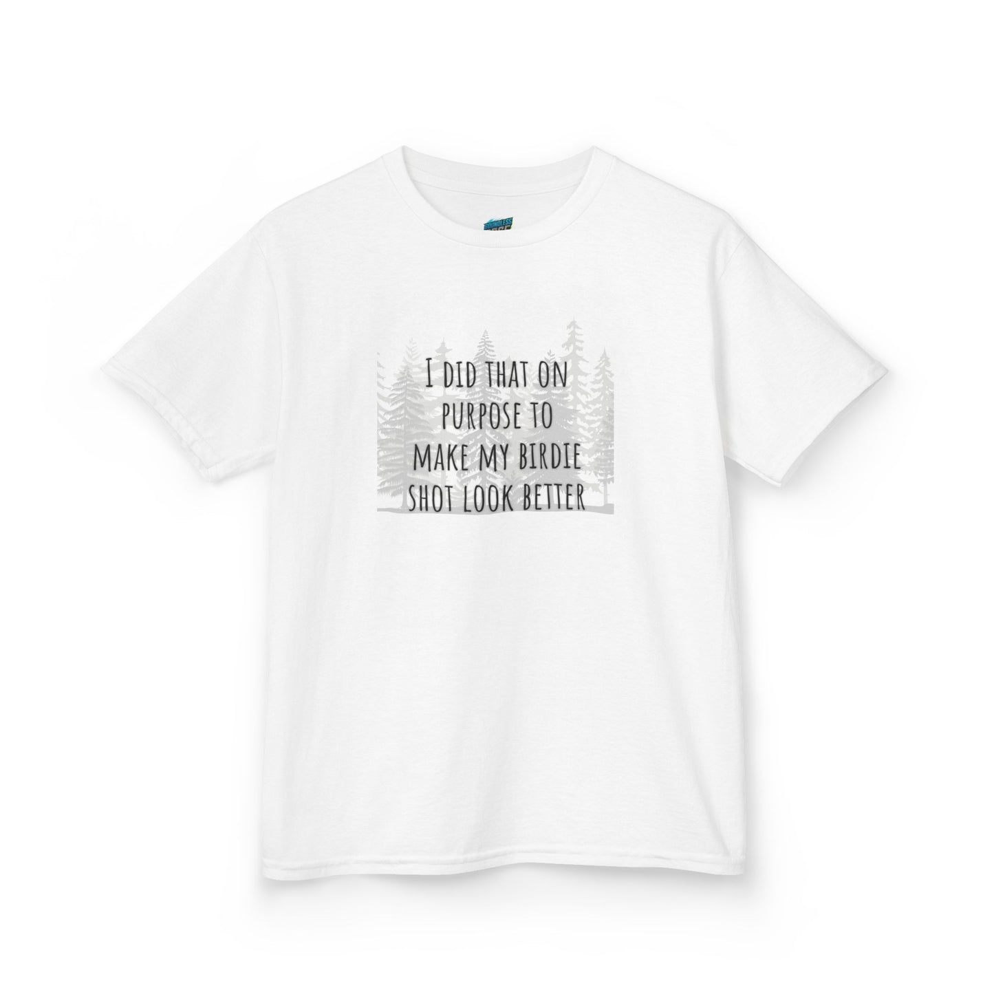 I Did That On Purpose... Disc Golf Humor Boys' Heavy Cotton T-Shirt
