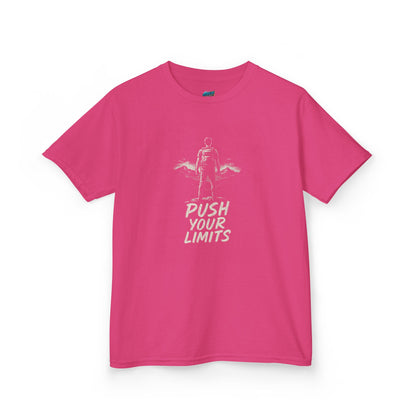 Push Your Limits Hiking Boys' Heavy Cotton T-Shirt