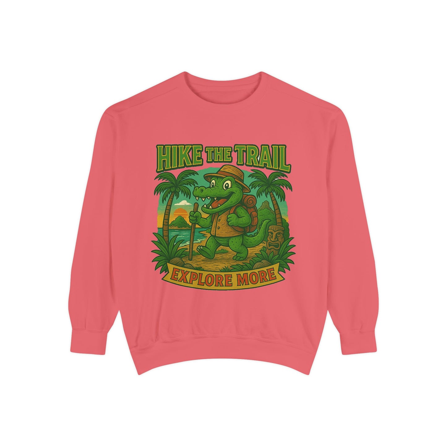 Hike the Trail Explore More Hiking Women's Premium Crewneck Sweatshirt