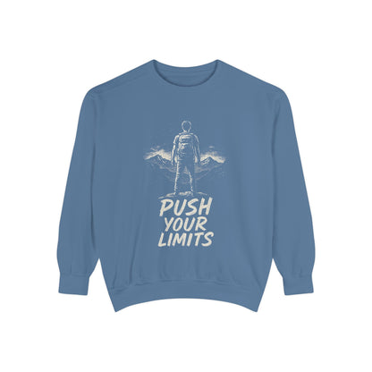 Summit Edition Push Your Limits Hiking Women's Premium Crewneck Sweatshirt