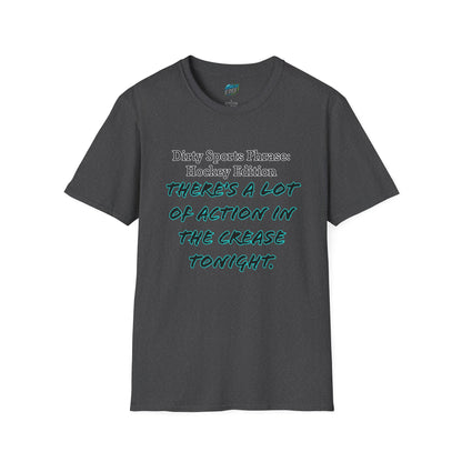 Dirty Sports Phrase Hockey Humor Women's Basic T-Shirt