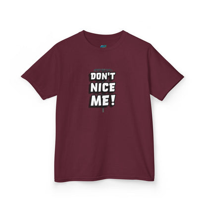 Don't Nice Me! Disc Golf Humor Girls' Heavy Cotton T-Shirt