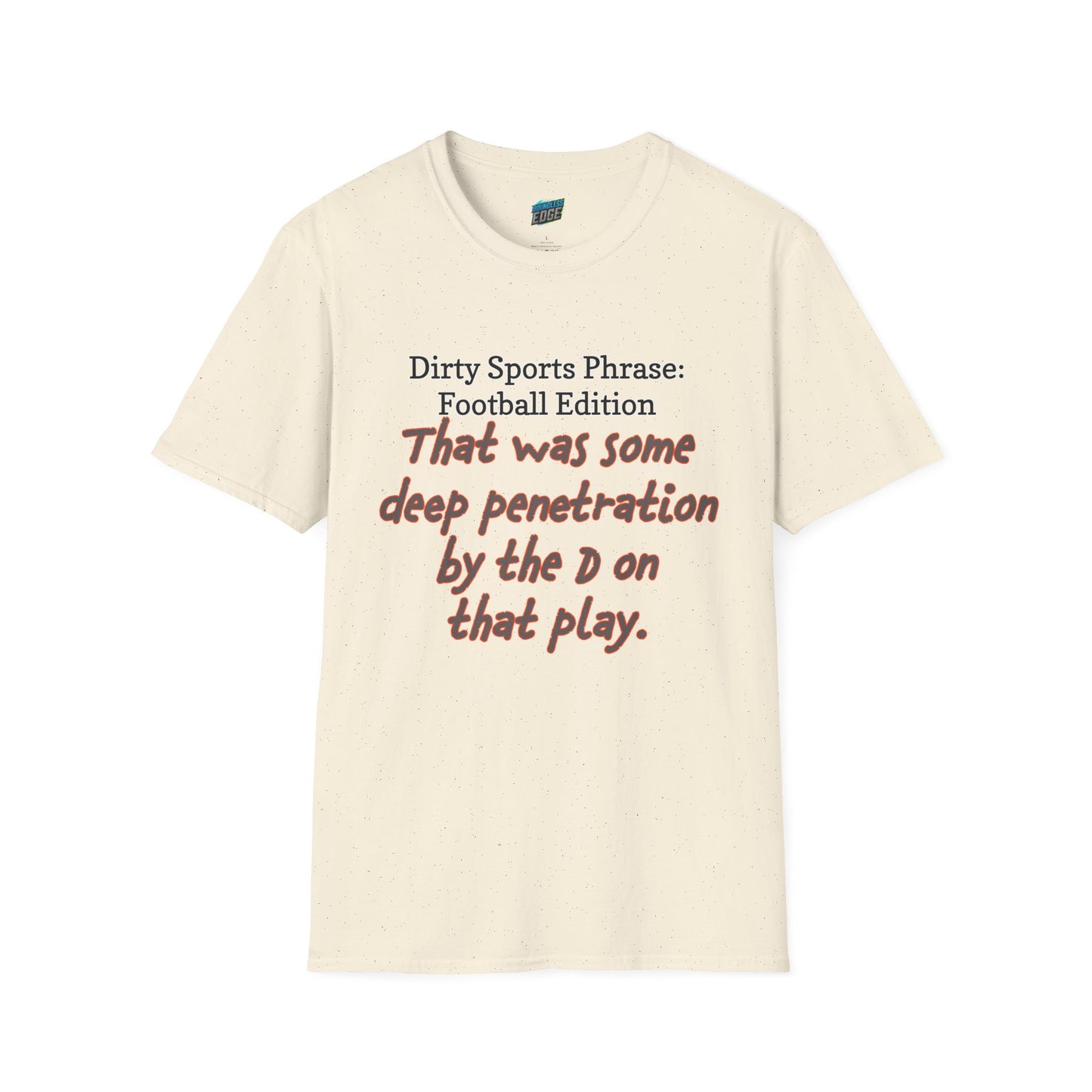 Dirty Sports Phrase Football Humor Women's Basic T-Shirt
