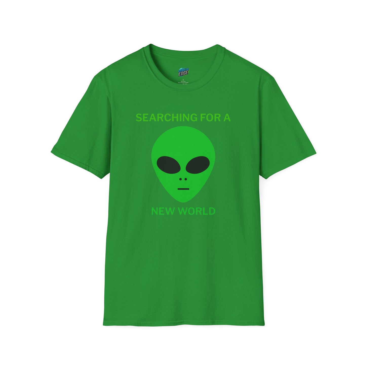 Alien Searching for a New World Humor Men's Basic Softstyle T-Shirt
