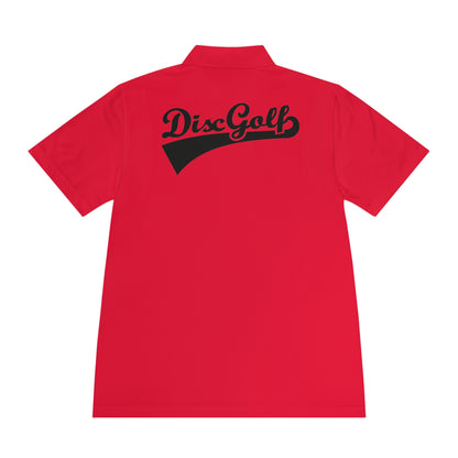 Boundless Edge Disc Golf Men's Sport Polo Premium T-Shirt