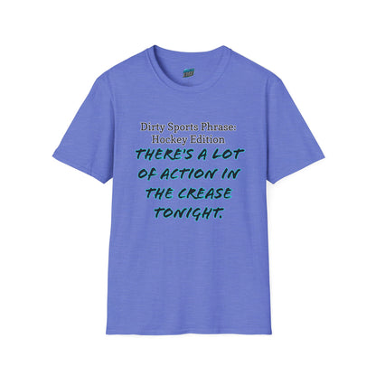 Dirty Sports Phrase Hockey Humor Women's Basic T-Shirt