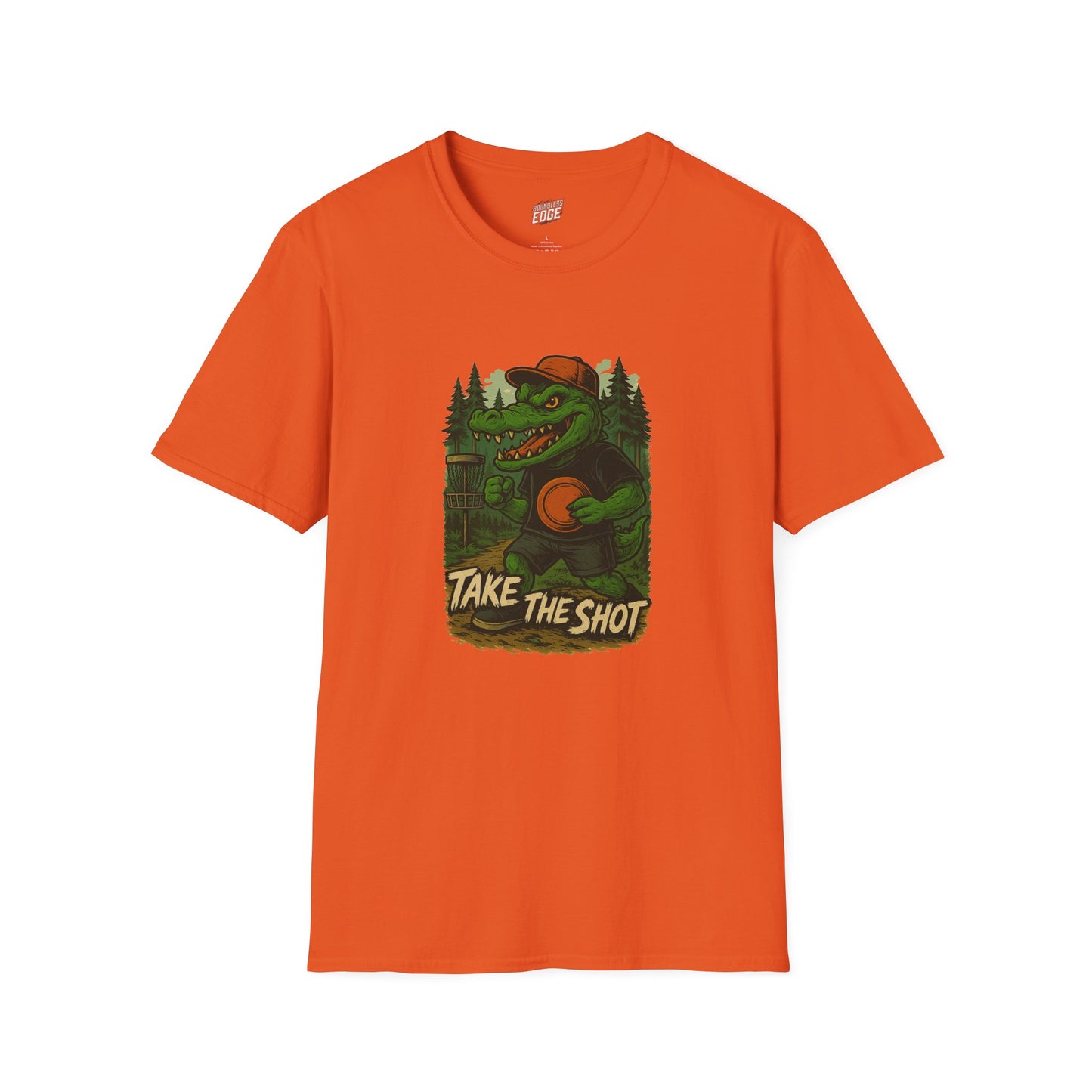 Take the Shot Disc Golf Gator Men's Basic T-Shirt