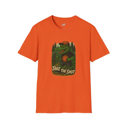 Take the Shot Disc Golf Gator Men's Basic T-Shirt