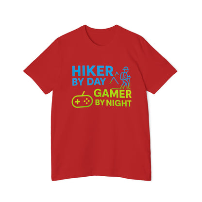 Hiker by Day, Gamer by Night Hiking Men's Premium T-Shirt