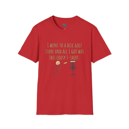 A Lousy T-Shirt Disc Golf Humor Men's Basic T-Shirt