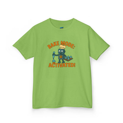 Bake Mode: Activated Playing with Danger Girls' Heavy Cotton T-Shirt