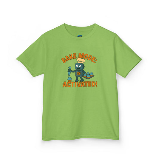 Bake Mode: Activated Playing with Danger Girls' Heavy Cotton T-Shirt