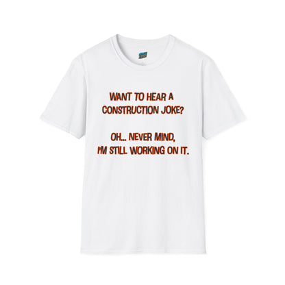 Construction Joke Mom Joke Humor Women's Basic T-Shirt