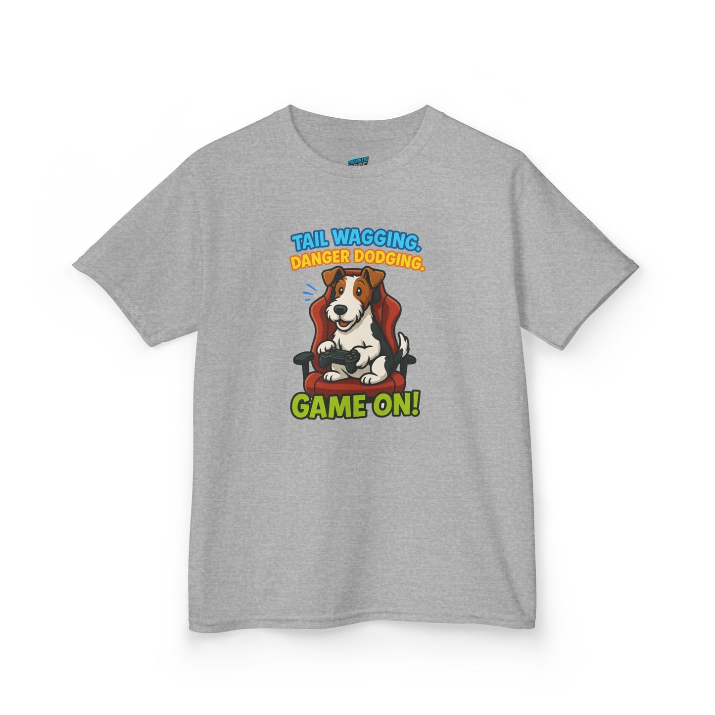 Game On... Playing with Danger Boys' Heavy Cotton T-Shirt