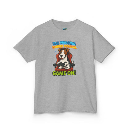 Game On... Playing with Danger Boys' Heavy Cotton T-Shirt