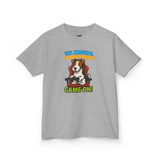 Game On... Playing with Danger Boys' Heavy Cotton T-Shirt