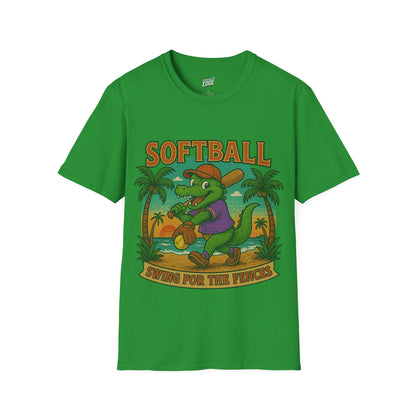 Gator Vibes Softball Edition Women's Basic T-Shirt (Swing for the Fences)