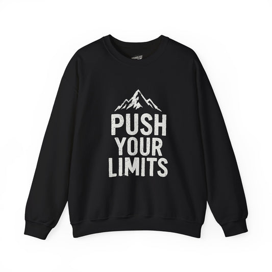 Push Your Limits Mens Basic Crewneck Sweatshirt