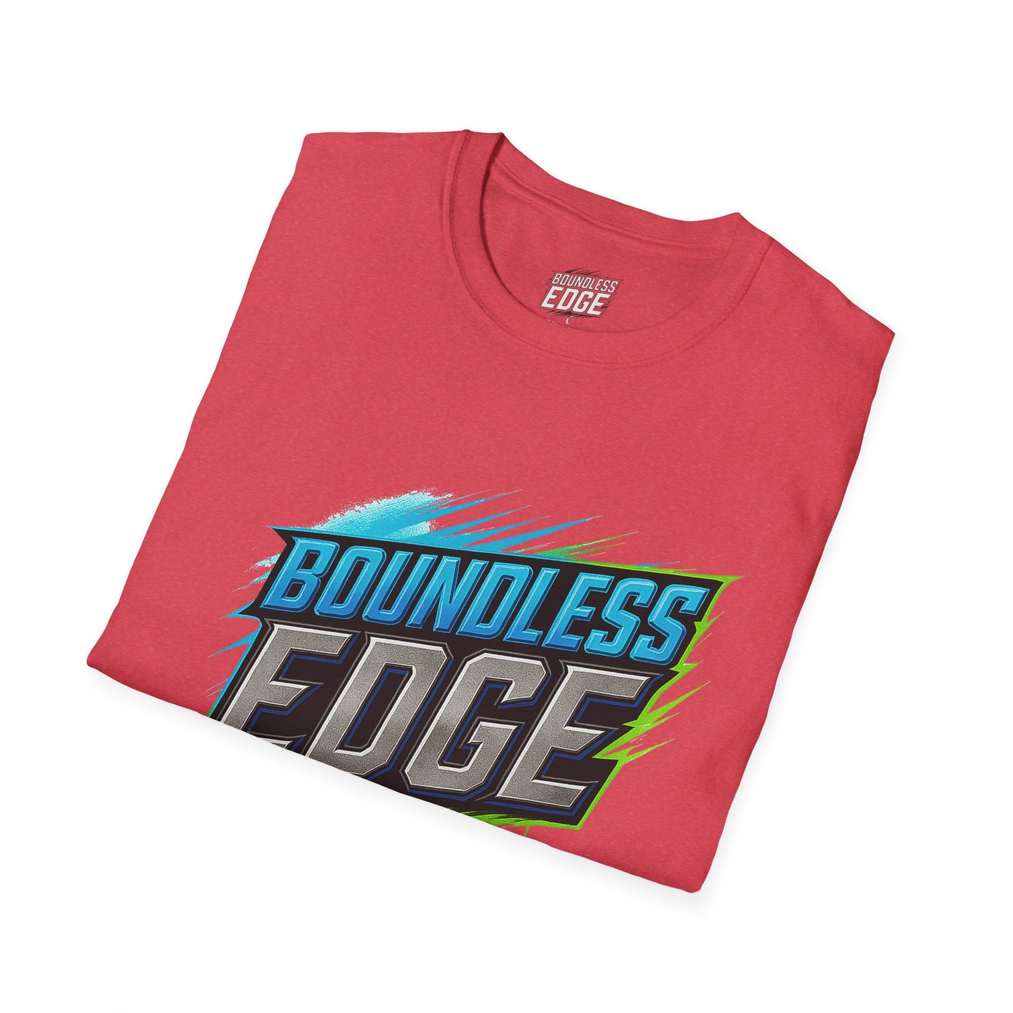 Boundless Edge Logo Tee – Everyday Edition Women's Basic T-Shirt (Heather Red Only)