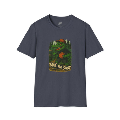 Take the Shot Disc Golf Gator Men's Basic T-Shirt
