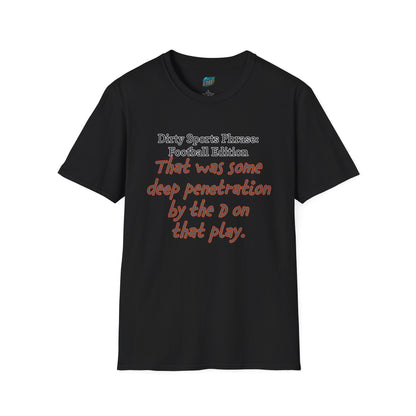 Dirty Sports Phrase... Football Humor Men's Basic T-Shirt