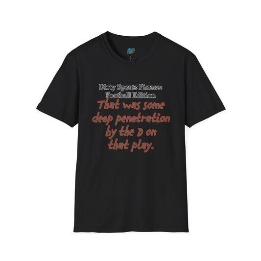 Dirty Sports Phrase... Football Humor Men's Basic T-Shirt