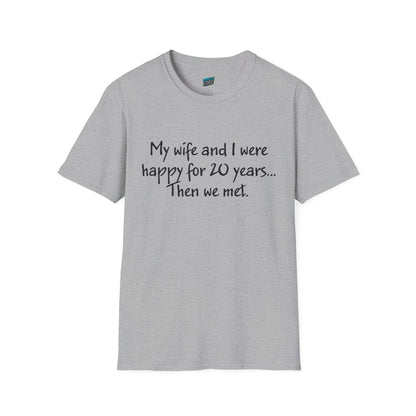 Wife Joke Dad Joke Humor Men's Basic T-Shirt