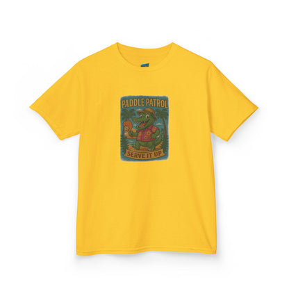 Paddle Patrol Gator Pickleball Girls' Heavy Cotton T-Shirt