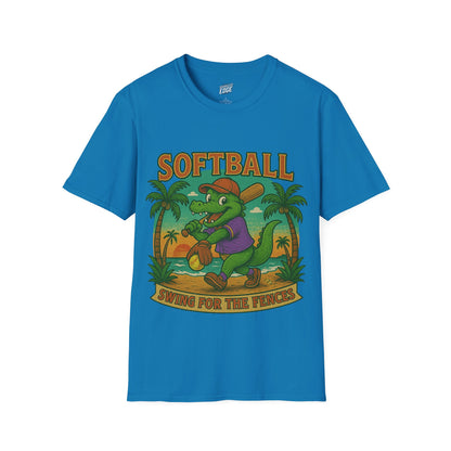 Gator Vibes Softball Edition Women's Basic T-Shirt (Swing for the Fences)