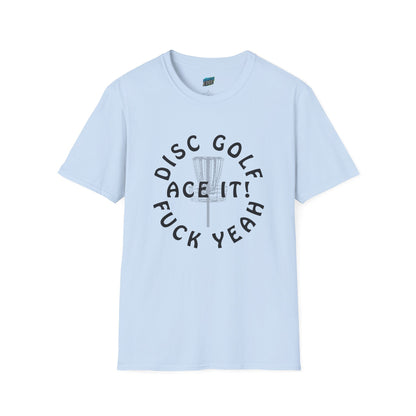 Disc Golf F*** Yeah Adult Humor Women's Basic Softstyle T-Shirt