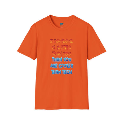 If Somone Is Hotter Than You... Humor Dad Joke Men's Basic T-Shirt