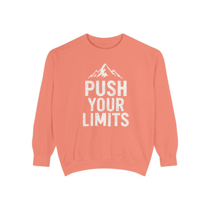 Push Your Limits Vintage Wash Women's Premium Crewneck Sweatshirt