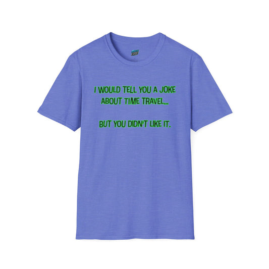 Time Travel Joke Dad Joke Humor Men's Basic T-Shirt