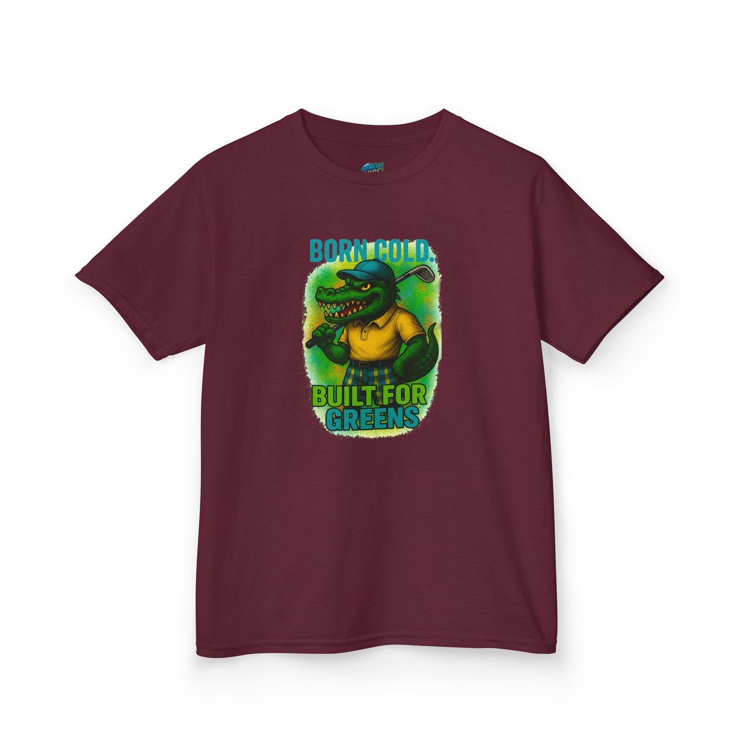 Born Cold. Built For Greens. Gator Golf Boys' Heavy Cotton T-Shirt