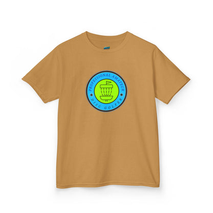 Professional Amateur Disc Golf Humor Girls' Heavy Cotton T-Shirt