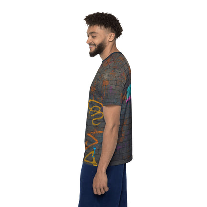 Inspire Graffiti Wall Men's Jersey Premium T-Shirt