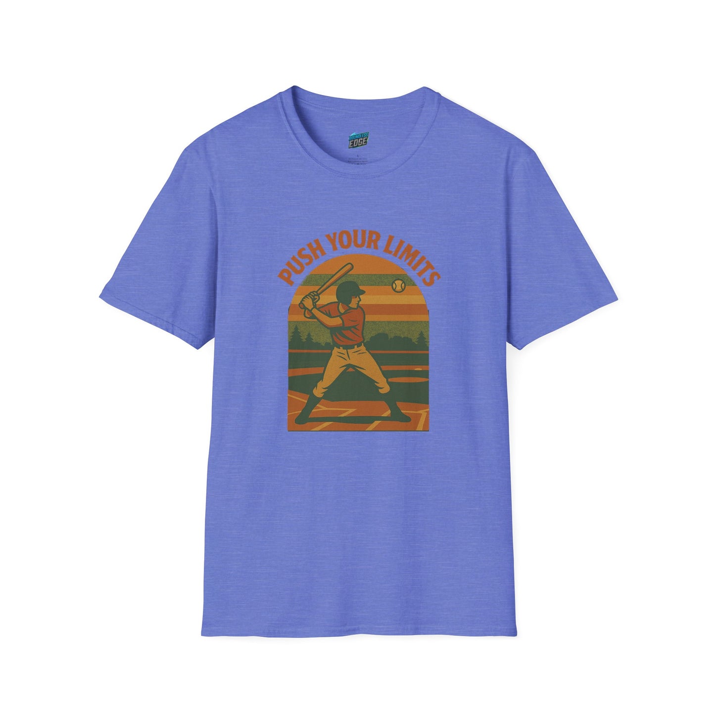 Push Your Limits Baseball Vintage Men's Basic T-Shirt