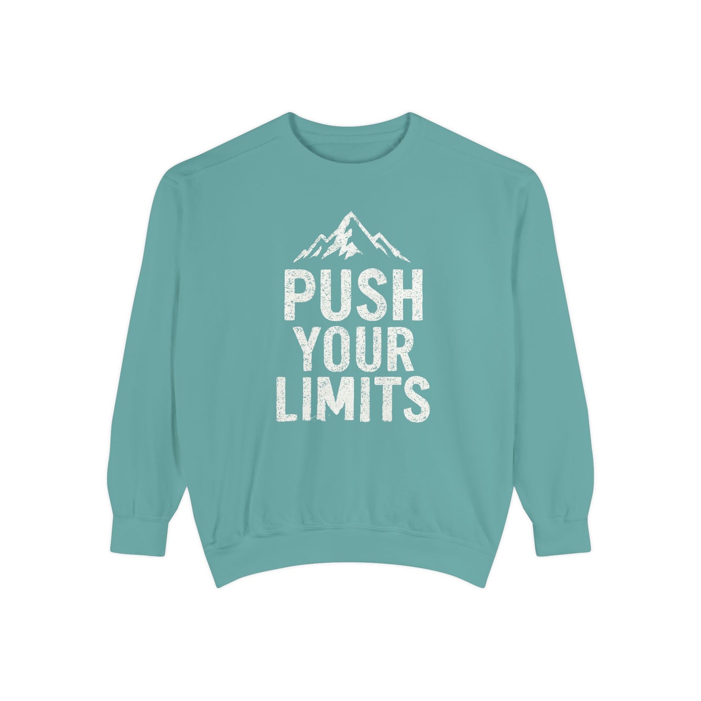 Push Your Limits Vintage Wash Women's Premium Crewneck Sweatshirt