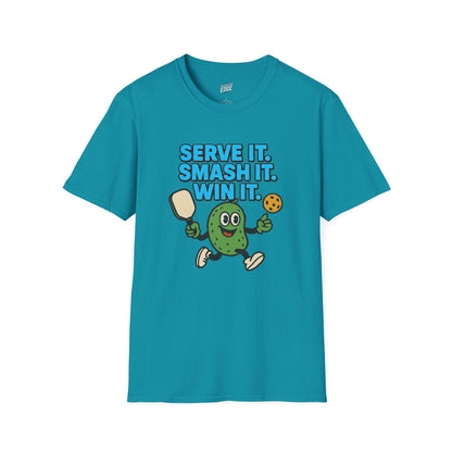 Serve it. Smash it. Win it. Pickleball Men's Basic T-Shirt