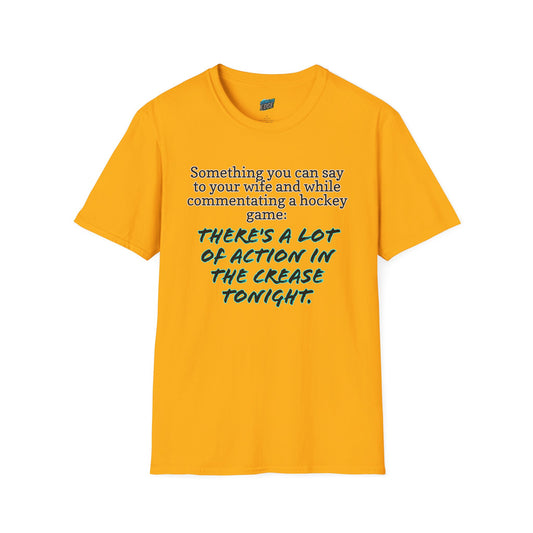 Something You Can Say... Hockey Humor Men's Basic T-Shirt