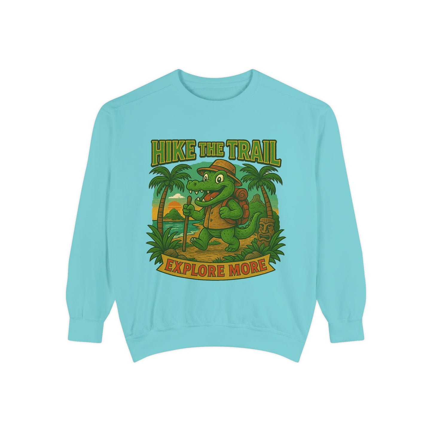 Hike the Trail Explore More Hiking Women's Premium Crewneck Sweatshirt