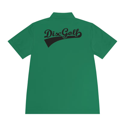 Boundless Edge Disc Golf Men's Sport Polo Premium T-Shirt