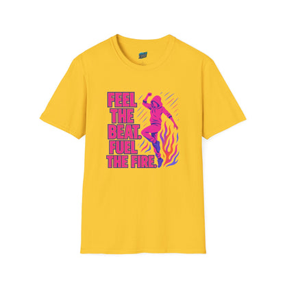 Feel the Beat. Fuel the Fire Dance Women's Basic T-Shirt