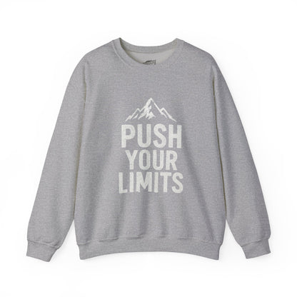 Push Your Limits Mens Basic Crewneck Sweatshirt