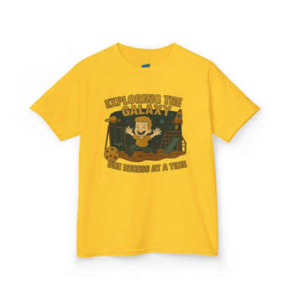 Exploring the Galaxy... Playing with Danger Boys' Heavy Cotton T-Shirt