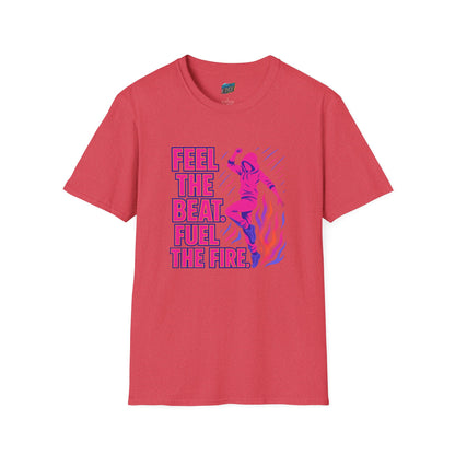 Feel the Beat. Fuel the Fire Dance Women's Basic T-Shirt