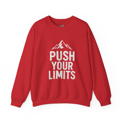 Push Your Limits Mens Basic Crewneck Sweatshirt